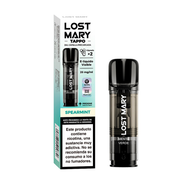 RECARGA TAPPO LOST MARY KIT SPEARMINT (2 CARTUCHOS)