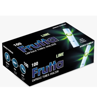 TUBOS FRUTTA CAPSULA LIMA 100UDS  1X5