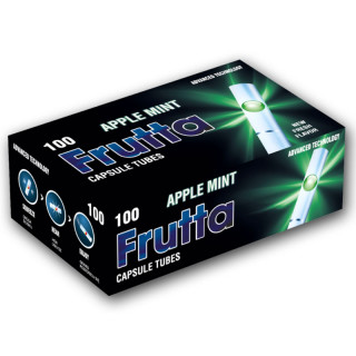 TUBOS FRUTTA CAPSULA MANZANA-MENTA 100UDS  1X5