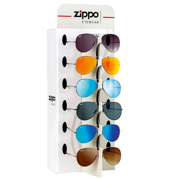 GAFAS ZIPPO SOL UV 400 OBP-9A EXPOSITOR 9UD.1X9
