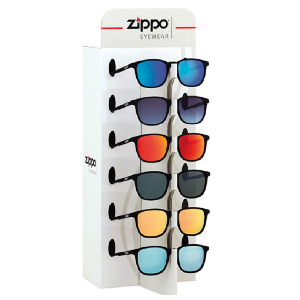 GAFAS ZIPPO SOL UV OBP-113A EXPOSITOR 9 UD.1X9