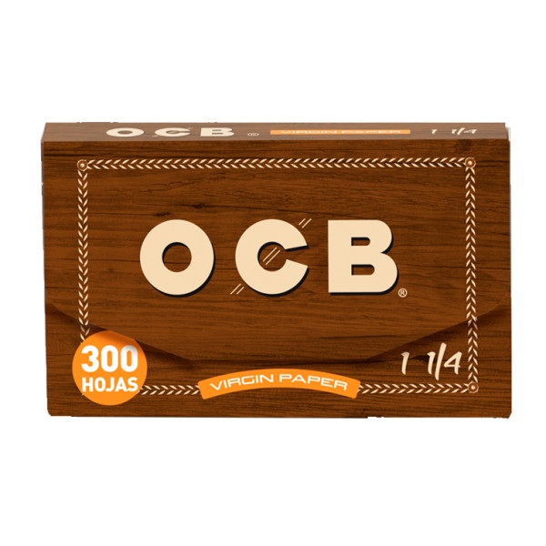 Papel OCB Virgin bloc 300 1 1/4 78mm 40 Uds.
