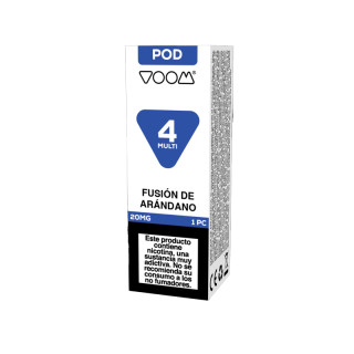 RECARGA CÁPSULA VOOM 4 MULTI POOD 20 MG FUSIÓN DE ARÁNDANOS
