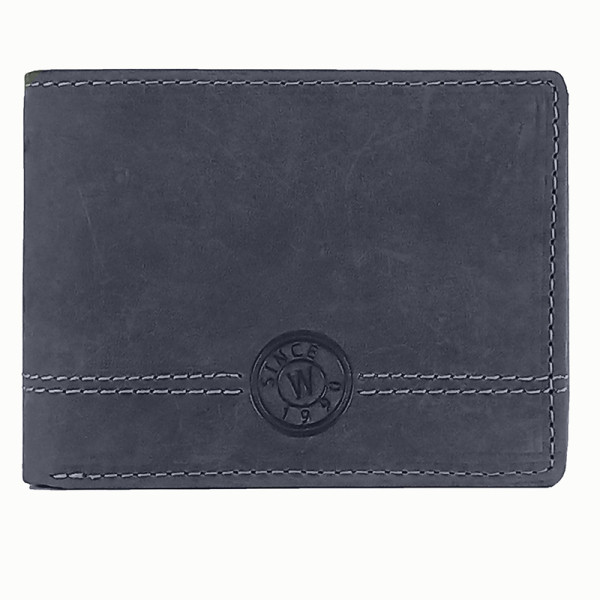 CARTERA AMERICANA PIEL WILDZONE AZUL