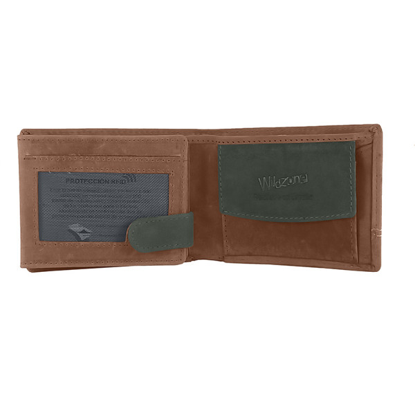 CARTERA AMERICANA PIEL WILDZONE CUERO