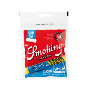 FILTROS SMOKING AZUL 6MM 180FILTROS+ LIBRITO 1X30 2