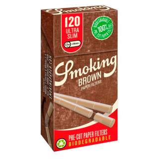 FILTROS SMOKING POPPATIPS 5,7 MM BROWN 1X20