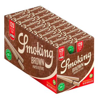 FILTROS SMOKING POPPATIPS 5,7 MM BROWN 1X20 2