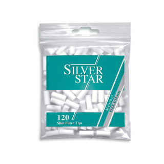 FILTROS SILVER STAR SLIM 6MM MENTHOL 120 1X10