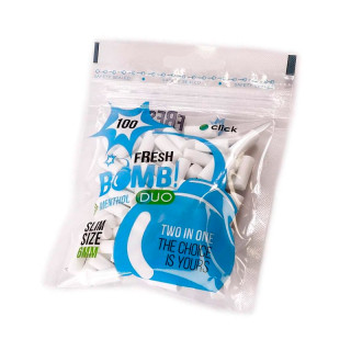 FILTROS FRESH BOMB 8MM 100UDS. CAPSULA MENTHOL 1X10