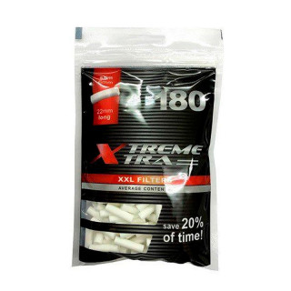 FILTROS XTREME XTRA 6MM 180UDS 1X16
