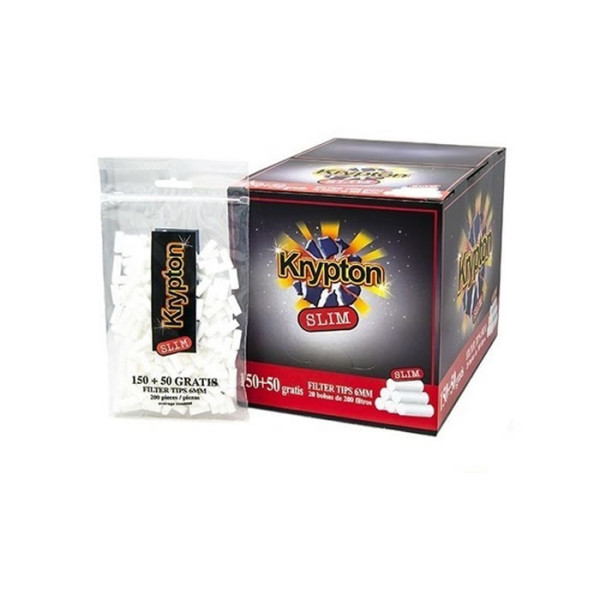 FILTROS KRYPTON 200uds BOLSA 6mm 1x20