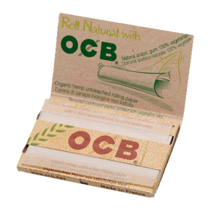 Papel OCB Orgánico doble ventana 25 Uds.