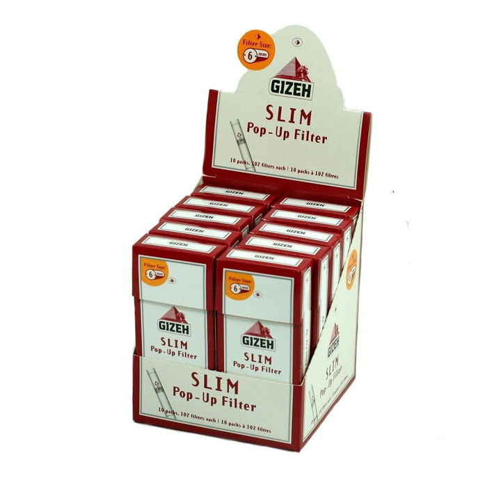 FILTROS GIZEH 5,3 POP UP TIPS 1X10