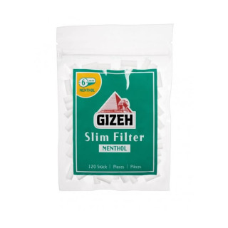 FILTROS GIZEH MENTHOL 6MM 1X10 2
