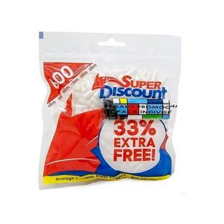 FILTROS SUPER DISCOUNT 6MM 600UDS 1X14 + MECHERO