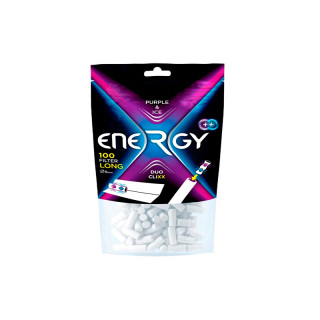 FILTROS ENERGY DUO CLIXX PURPLE ICE 6 MM. 1X10