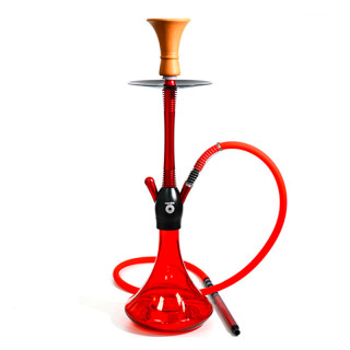 SHISHA MANDALA ZK 16 1 MANGUERA 48CM ROJA  + BOLSA