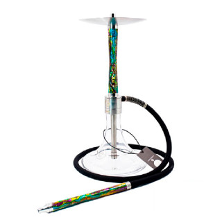 SHISHA CHAMELEON CLASSIC VERDE  MANGUERA 48CM