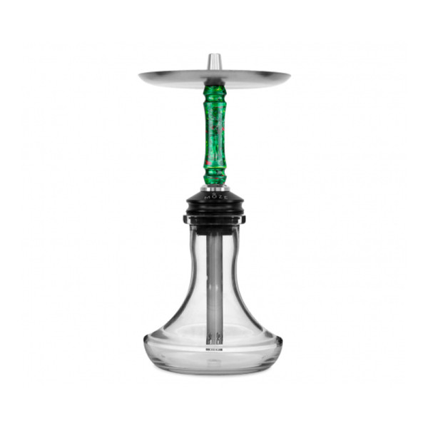 SHISHA MOZE BREEZE 1 MANGUERA 40CM VERDE CRISTAL  S/C S/M