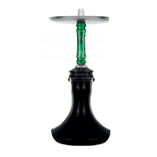 SHISHA MOZE BREEZE 1 MANGUERA 40CM VERDE Y NEGRO  S/C S/M