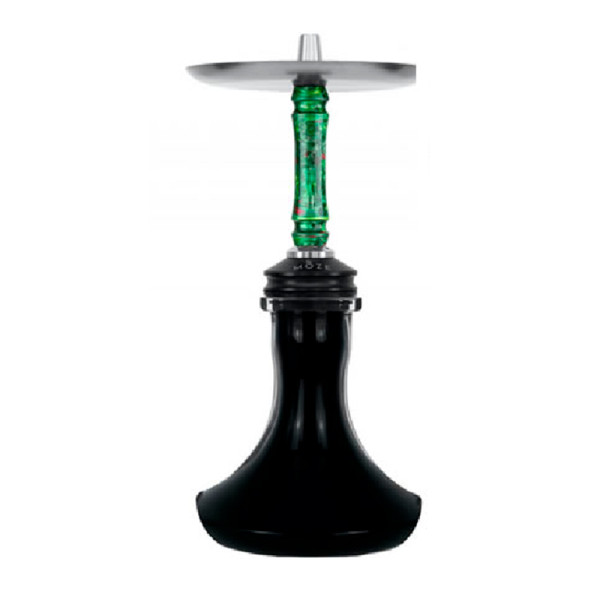 SHISHA MOZE BREEZE 1 MANGUERA 40CM VERDE Y NEGRO  S/C S/M
