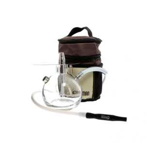 SHISHA ODUMAN MOD.ODVY TRAVEL N8 1 MANGUERA 15.5CM CRISTAL