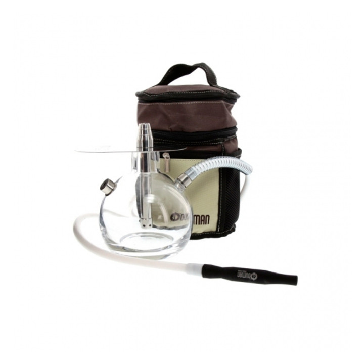 SHISHA ODUMAN MOD.ODVY TRAVEL N8 1 MANGUERA 15.5CM CRISTAL