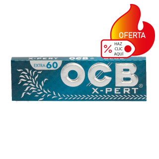 Papel OCB azul X-Pert 70mm. Regular 50 Uds.