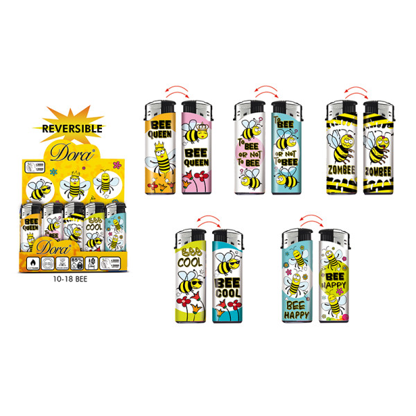 Encendedor electrónico decorado Bee 50uds.