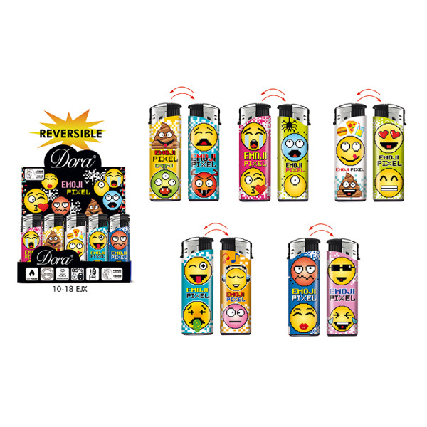 Encendedor electrónico decorado lighter 50uds.