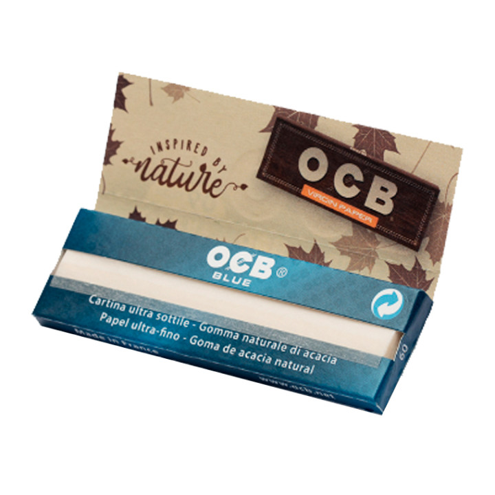 Papel OCB azul X-Pert 70mm. Regular 50 Uds.