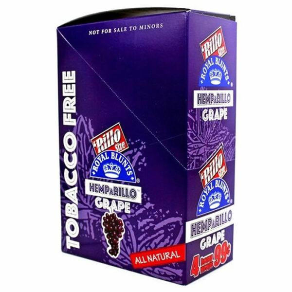 PAPEL DE FUMAR SABORES BLUNT HEMPARILLO GRAPE (UVA) 4UDS. 1X15