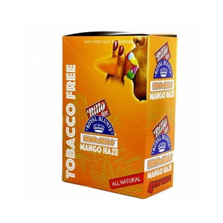 PAPEL DE FUMAR SABORES BLUNT HEMPARILLO MANGO HAZE 4UDS. 1X15