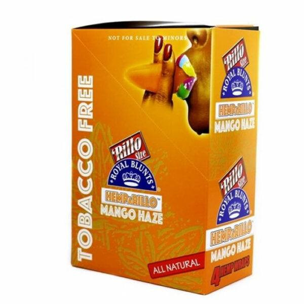 PAPEL DE FUMAR SABORES BLUNT HEMPARILLO MANGO HAZE 4UDS. 1X15
