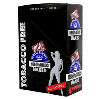 PAPEL DE FUMAR SABORES BLUNT HEMPARILLO NAKED (NATURAL) 4UDS. 1X15