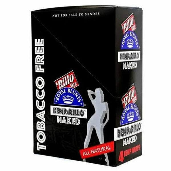 PAPEL DE FUMAR SABORES BLUNT HEMPARILLO NAKED (NATURAL) 4UDS. 1X15