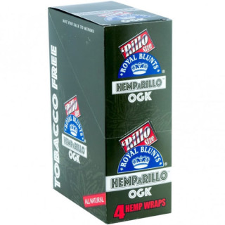 PAPEL DE FUMAR SABORES BLUNT HEMPARILLO OGK  (CANABIS) 4UDS. 1X15