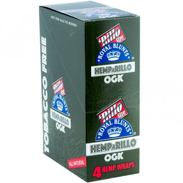 PAPEL DE FUMAR SABORES BLUNT HEMPARILLO OGK  (CANABIS) 4UDS. 1X15