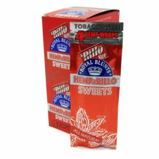 PAPEL DE FUMAR SABORES BLUNT HEMPARILLO SWEETS (DULCE) 4UDS. 1X15