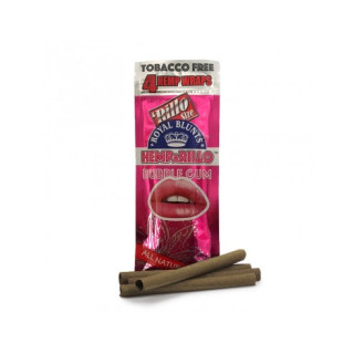 PAPEL DE FUMAR SABORES BLUNT HEMPARILLO CHICHLE  4UDS. 1X15