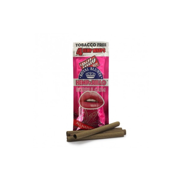 PAPEL DE FUMAR SABORES BLUNT HEMPARILLO CHICHLE  4UDS. 1X15