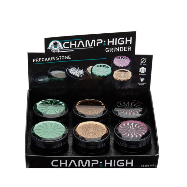 GRINDER CHAMP HIGH STONE EFFECT 63MM 1X6