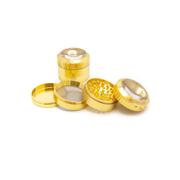 GRINDER CHAMP LUPA oro  4 PARTES 50MM 1UD