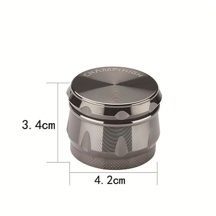GRINDER CHAMP HIGH DRUM GUN METAL  4 PARTES 39 DIAM. 1 UD