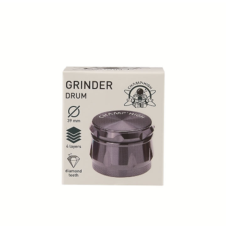GRINDER CHAMP HIGH DRUM GUN METAL  4 PARTES 39 DIAM. 1 UD