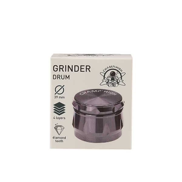 GRINDER CHAMP HIGH DRUM GUN METAL  4 PARTES 39 DIAM. 1 UD