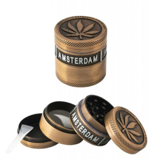 GRINDER DE ZINC AMTERDAM 4 PARTES Ø4 CM 1UD