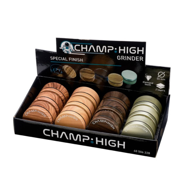 GRINDER CHAMP PLASTIC SPE.FINISH 55MM 2 PARTES 1X12