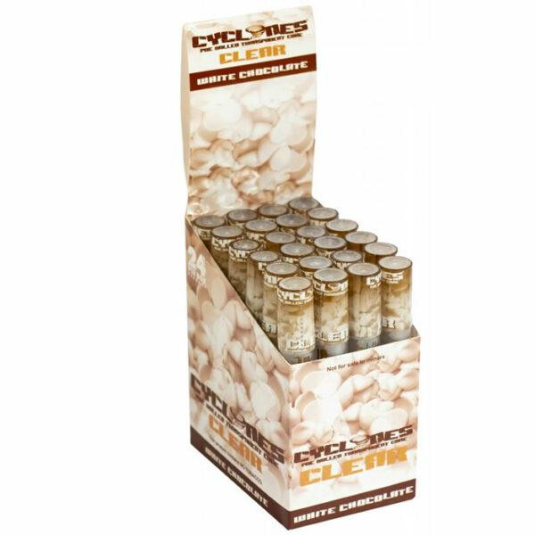 PAPEL DE FUMAR SABORES CYCLONES KLEAR CHOCOLATE FLAVOUR 1X24